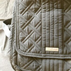 GUC Black Vera Bradley Quilted Crossbody Bag